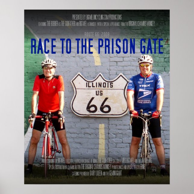Route 66: 2008 Race to the Prison Gate Poster (Vorne)