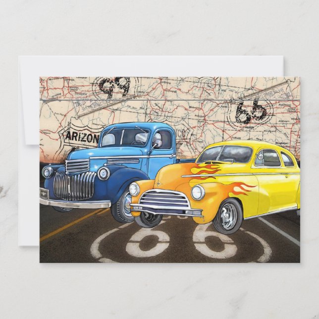 Route 66 - #2 - SRF Einladung (Vorderseite)