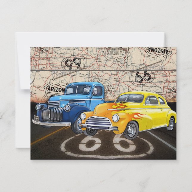 Route 66 - #2 - SRF Einladung (Vorderseite)