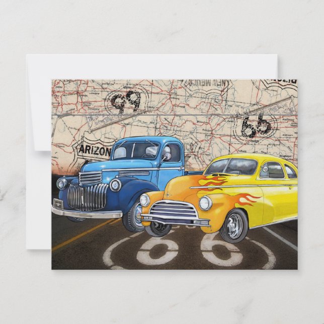 Route 66 - #2 - SRF Einladung (Vorderseite)