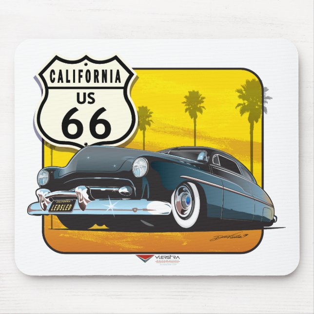 Route 66 - 50 Mercury Mousepad (Vorne)
