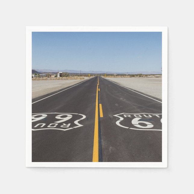 Route 66, Amboy (Kalifornien, USA) Serviette (Vorderseite)