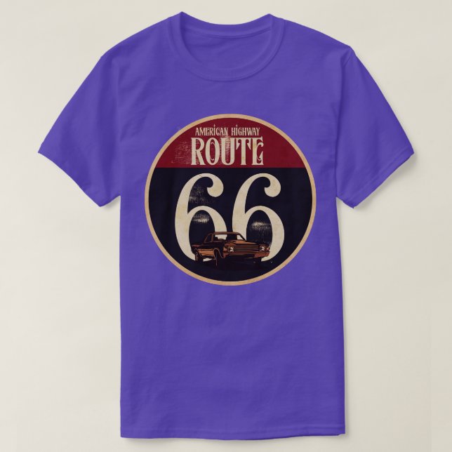 Route 66 America T-Shirt (Design vorne)