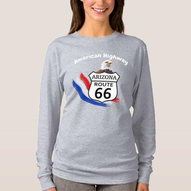 Route 66 American Highway T-Shirt (Vorderseite)