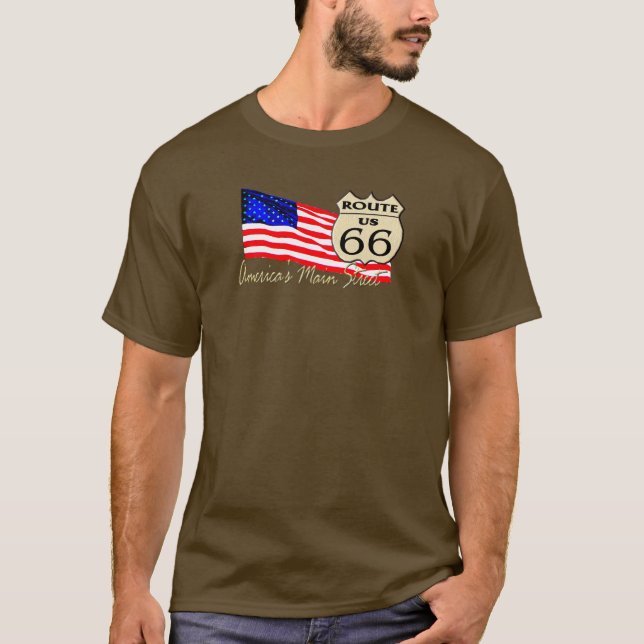 Route 66 - Amerikas Hauptstraße T-Shirt (Vorderseite)