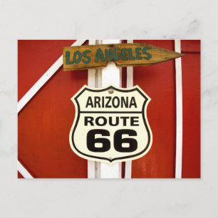 Route 66,Arizona Feiertagspostkarte