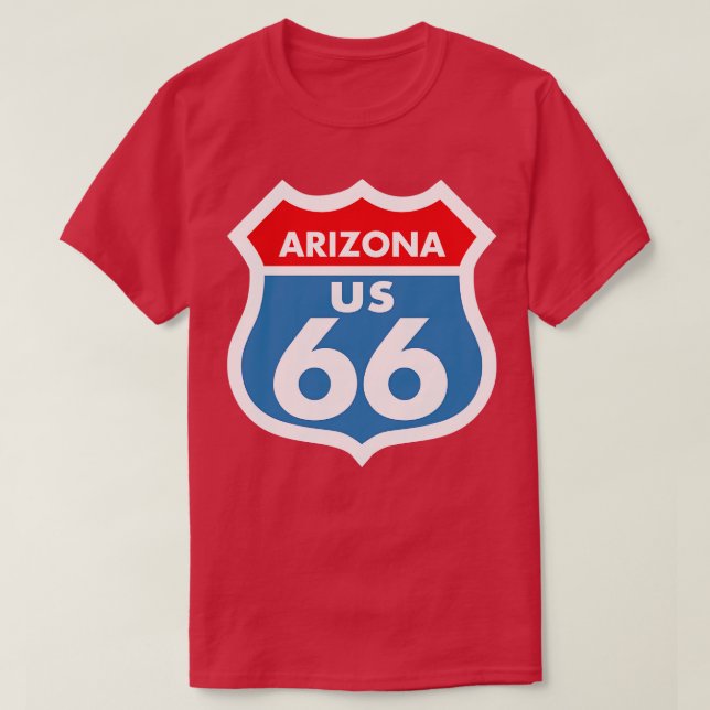 Route 66 Arizona T-Shirt (Design vorne)