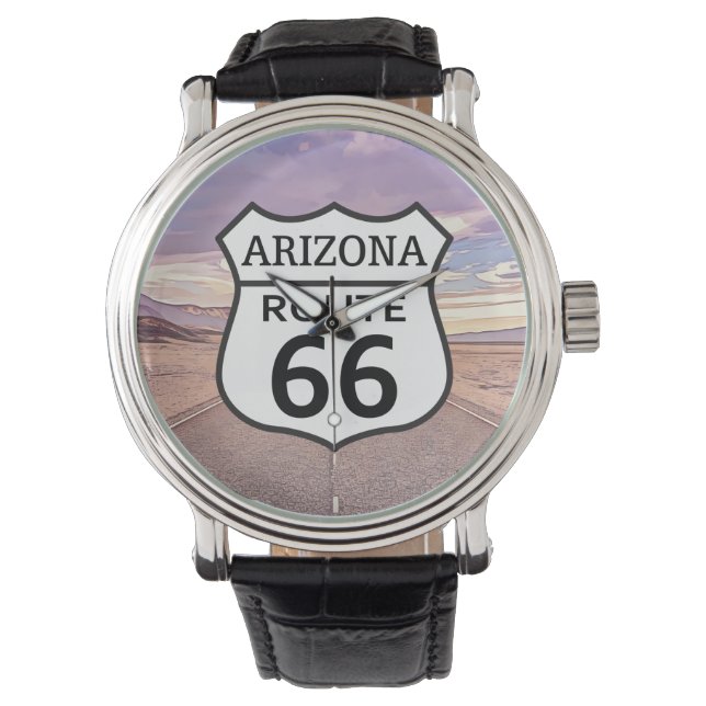 Route 66 armbanduhr (Vorderseite)
