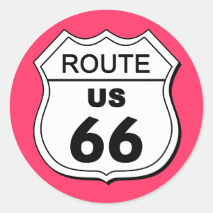 Route 66 Aufkleber