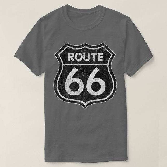 Route 66 Autobahn T-Shirt (Design vorne)