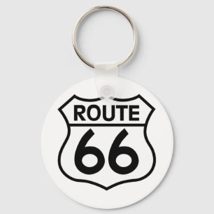 Route 66 Autobahn Unterkunft Bekleidung & Geschenk Schlüsselanhänger