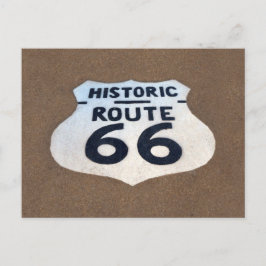 Route 66 Bürgersteig, Springfield, Illinois Postkarte