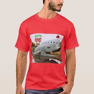 Route 66 Catoosa Blauer Wal Weihnachtsfeiertage We T-Shirt