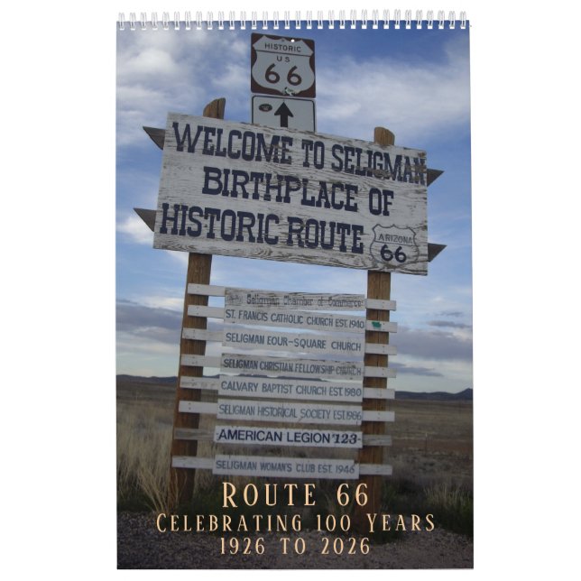Route 66 - Celebrating 100 Years 1926 - 2026 Kalender (Titelbild)