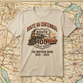 Route 66 Centennial 100 Jahre Freiheit Vintage T-Shirt