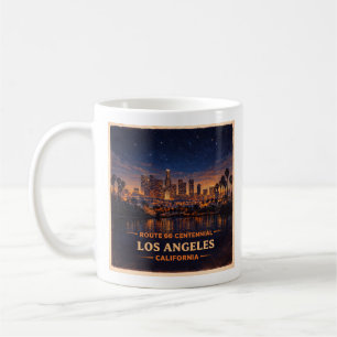 Route 66 Centennial Los Angeles Skyline Kaffeetasse