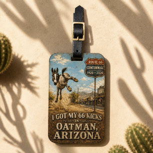 Route 66 Centennial Oatman Gepäckanhänger ID
