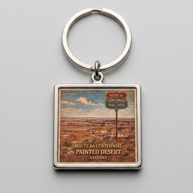 Route 66 Centennial Painted Desert Andenken Schlüsselanhänger (Von Creator hochgeladen)