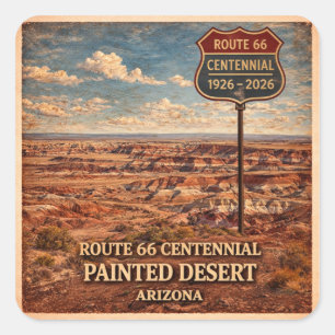 Route 66 Centennial Painted Desert Aufkleber