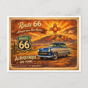 Route 66 Centennial-Serie – (1 von 6) Postkarte