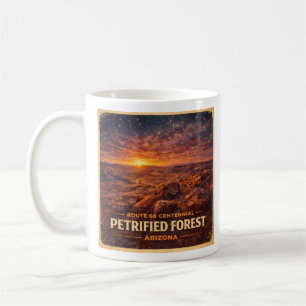 Route 66 Centennial Versteinerter Wald Horizont Kaffeetasse