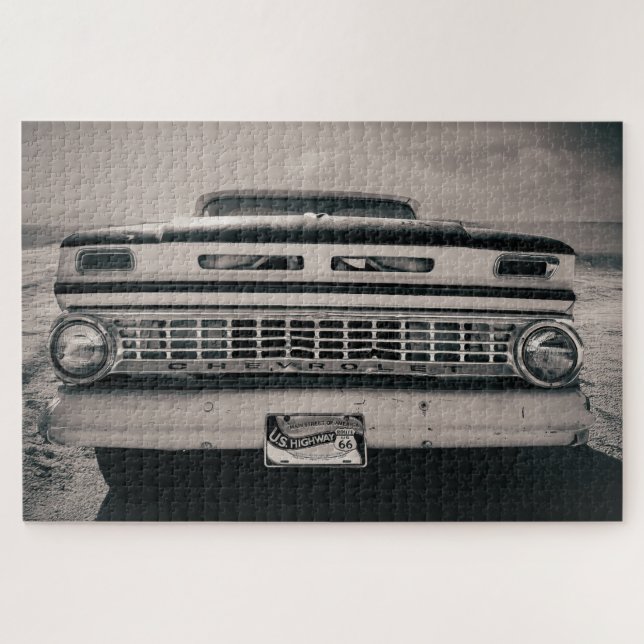 Route 66 Chevy Puzzle (Horizontal)