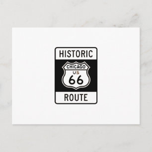 Route 66 Chicago Postkarte