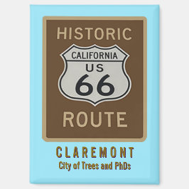 Route 66 Claremont Kühlschrankmagnet Magnet