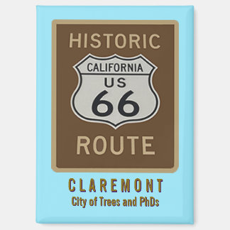 Route 66 Claremont Kühlschrankmagnet Magnet