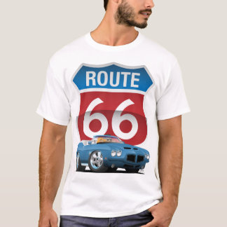 Route 66 Classic Car Nostalgie T-Shirt