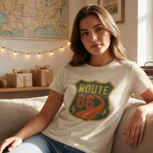 Route 66 Classic, Reise usa Geschichte Autobahn T-Shirt