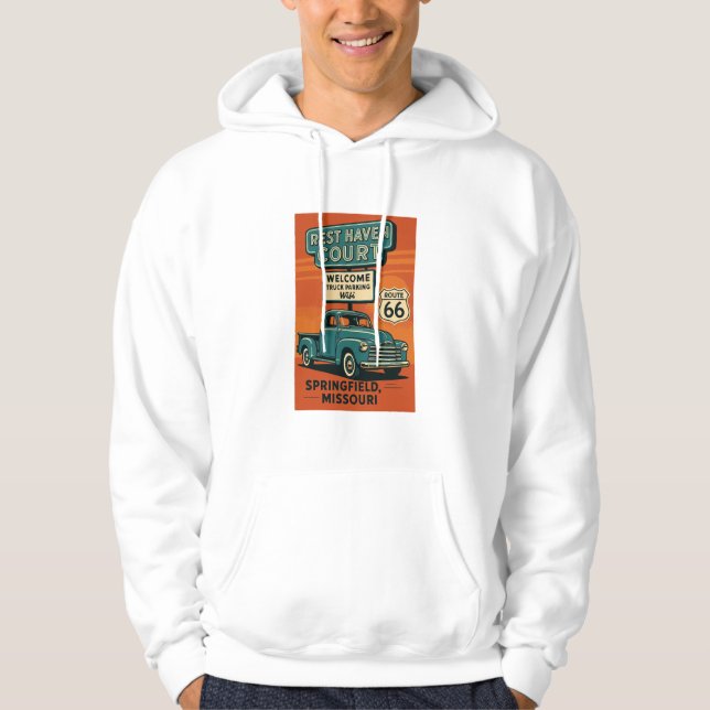 Route 66 Classic Truck  Hoodie (Vorderseite)