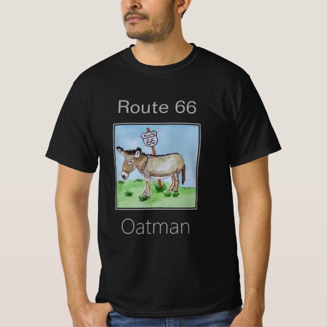 Route 66, Der Oatman-Esel T-Shirt (Vorderseite)