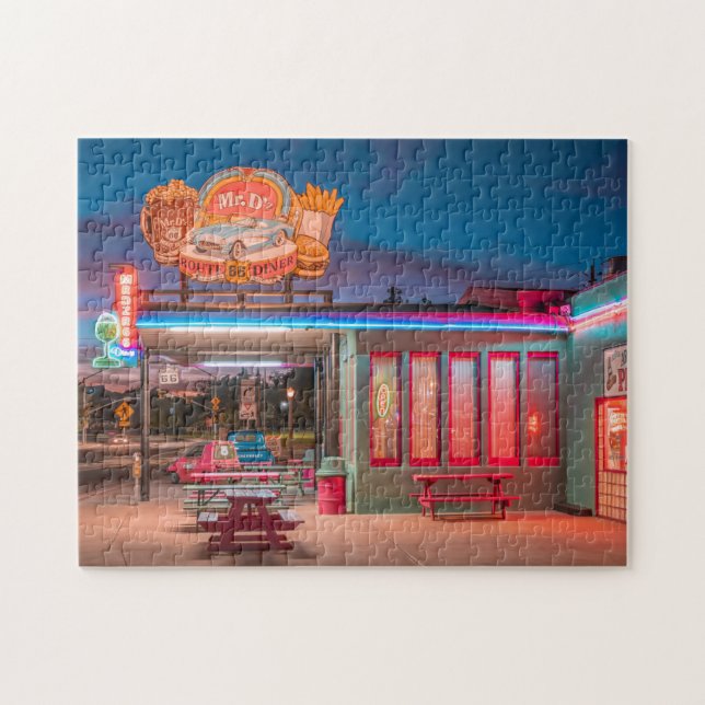 Route 66 Diner Kingman AZ USA Puzzle (Horizontal)