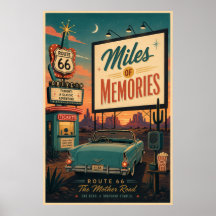 Route 66 Drive In Memories Centennial Kunst