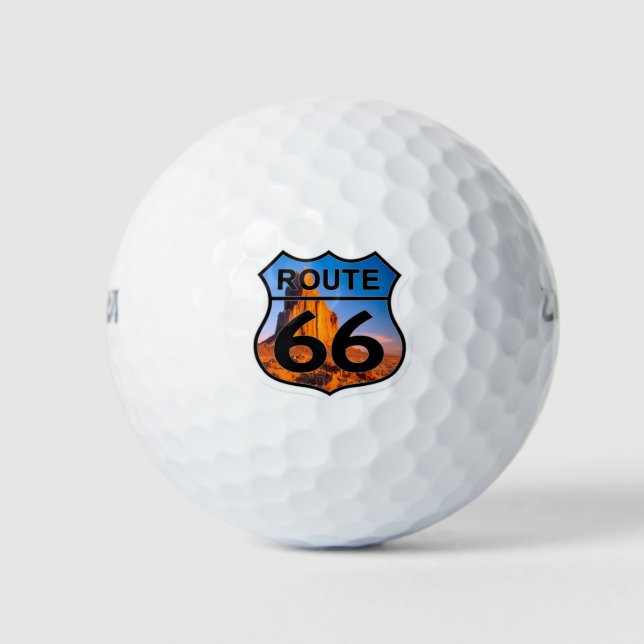 Route 66 golfball (Vorderseite)