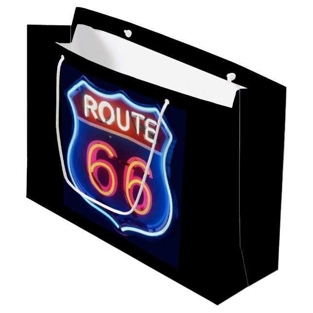Route 66 große geschenktüte (Vorderseite Schrägansicht)