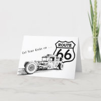Route 66 Grußkarte