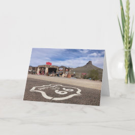 Route 66 Grußkarte (leer innen) Karte