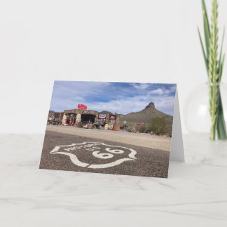 Route 66 Grußkarte (leer innen) Karte