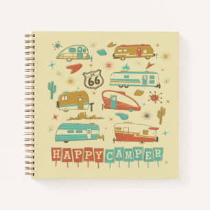 Route 66 Happy Camper Notizbuch
