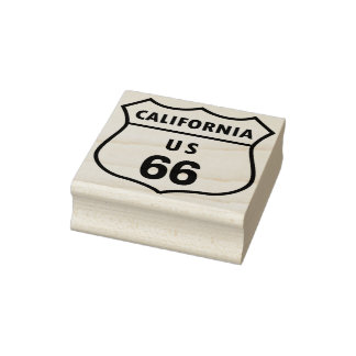 Route 66 Kalifornien Gummistempel