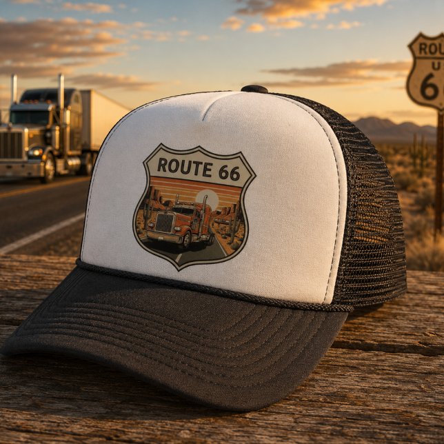 Route 66 LKW-Fahrer  Truckerkappe (Von Creator hochgeladen)