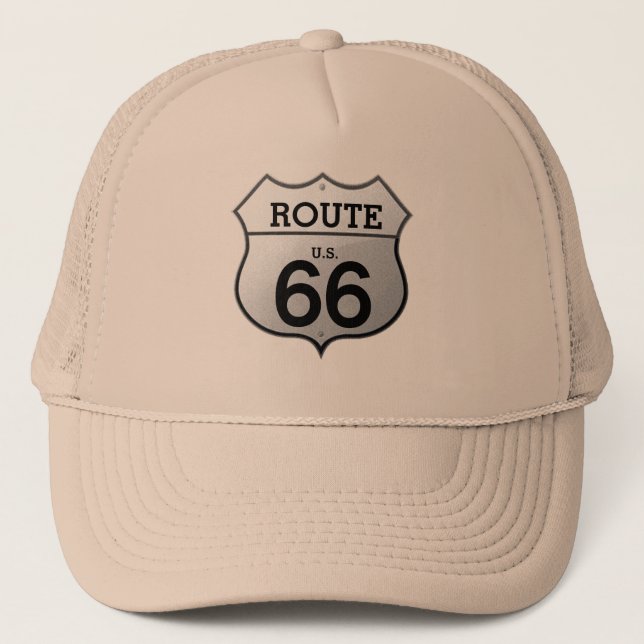 Route 66 - LKW-Hut Truckerkappe (Vorderseite)