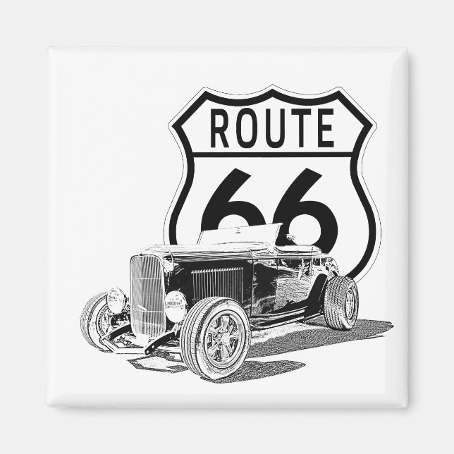 Route 66 magnet (Vorne)