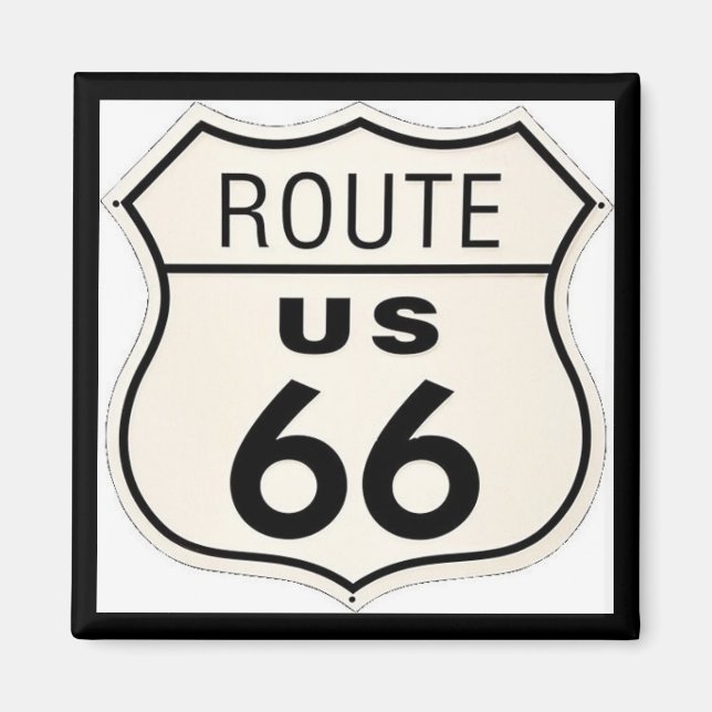 Route 66 Magnet (Vorne)