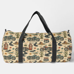 Route 66 Motorrad-Wochenend-Reise Americana Duffle Bag