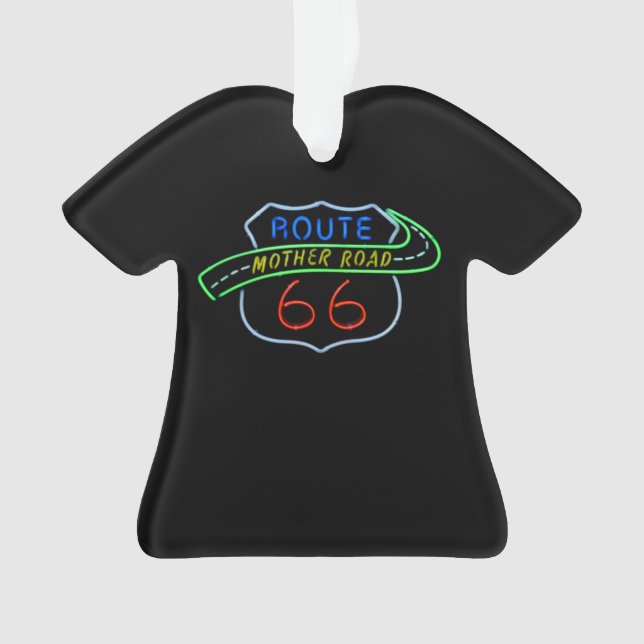 Route 66, Mutterstrasse, Neon-Zeichen Ornament (Vorderseite)