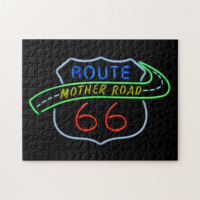 Route 66 Mutterstrasse Puzzle (Horizontal)