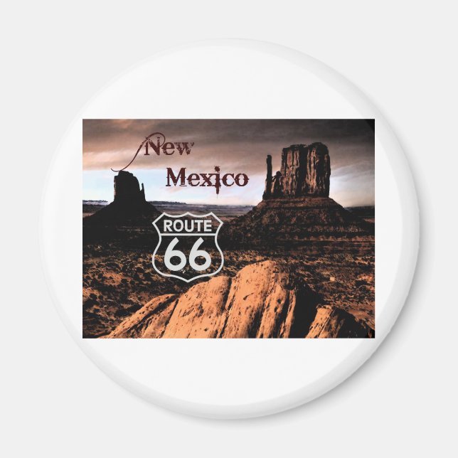 Route 66 neues Mexiko Magnet (Vorne)